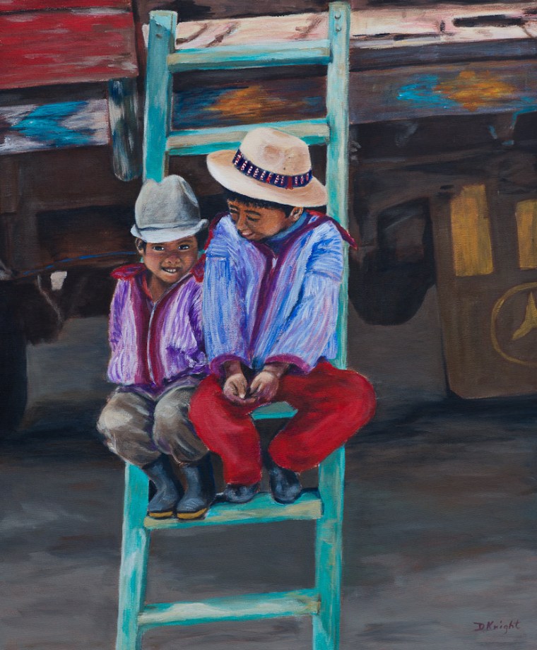 Hanging out with my Brother