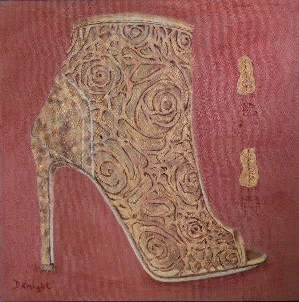 Gold Ankle Boot
