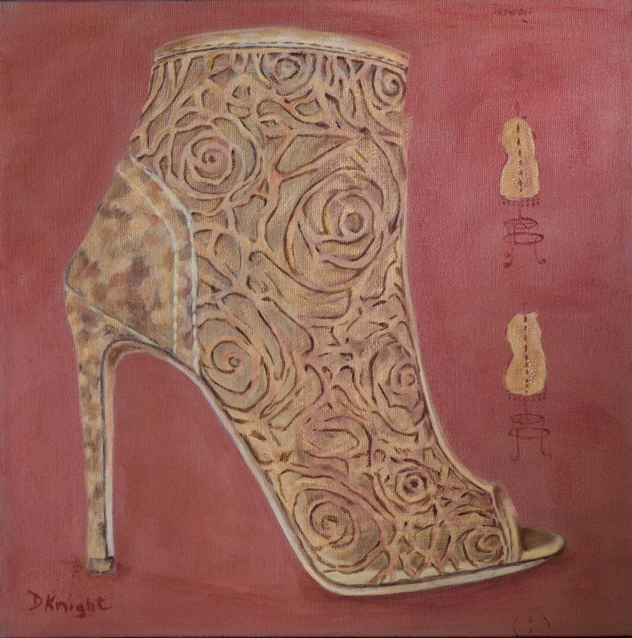 Gold Ankle Boot