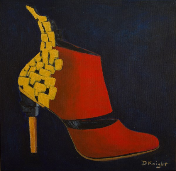 Shoe Art - 14 Red Ankle Boot